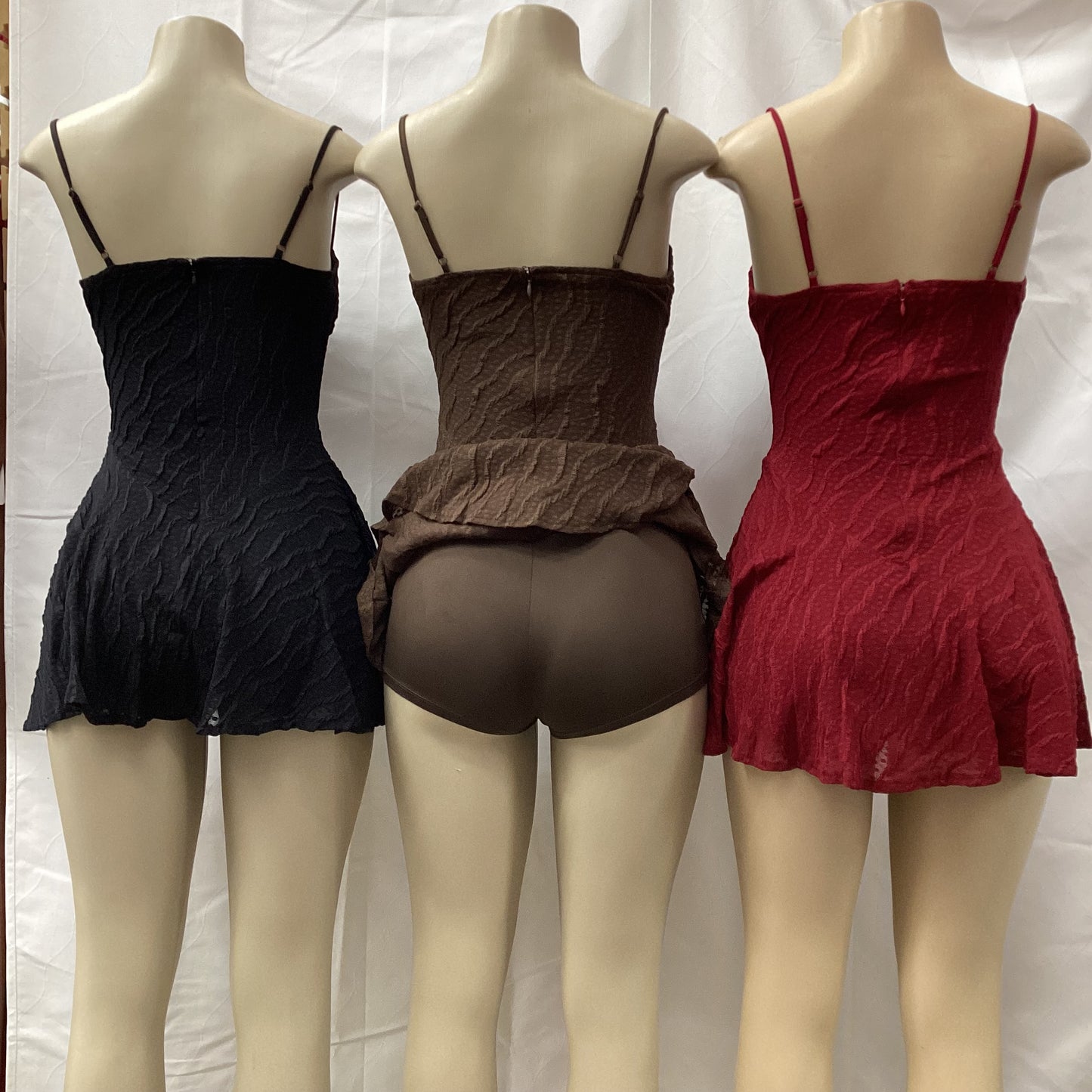Lesli Front Tie Romper Dress