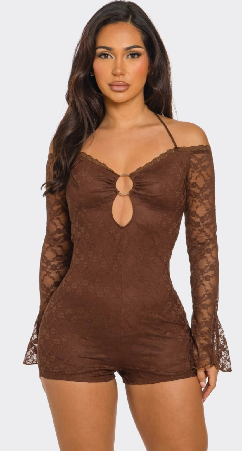 Lace Mini Romper
