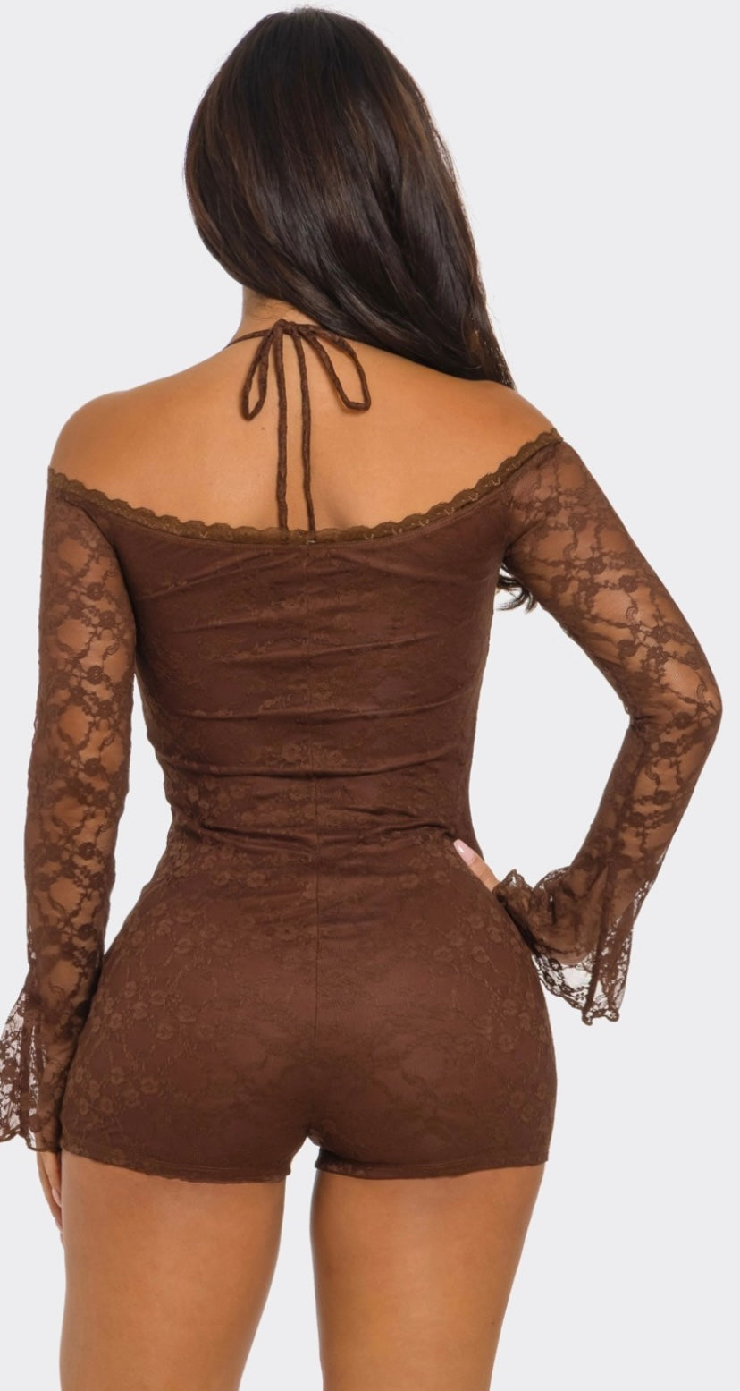 Lace Mini Romper
